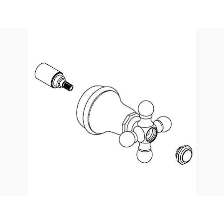 Kohler Handle Assembly, Cross, Rt 1265194-2BZ